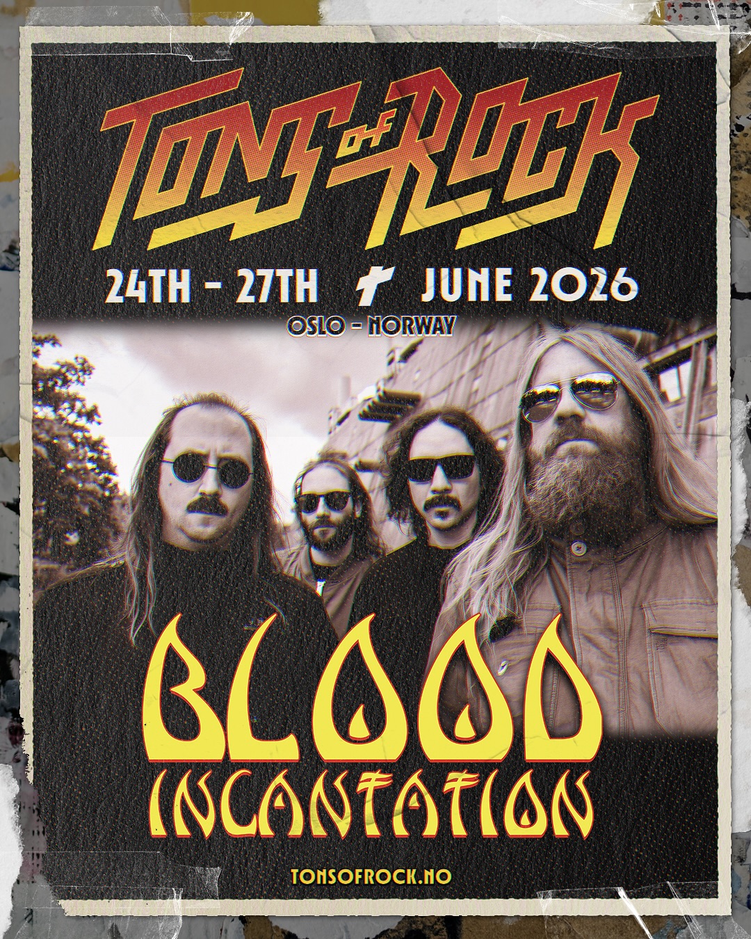 Blood Incantation Tour Poster 2026